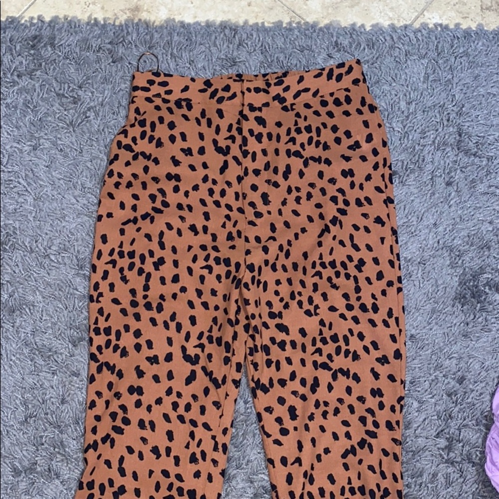 High waisted flare pants